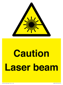 Caution Laser beam